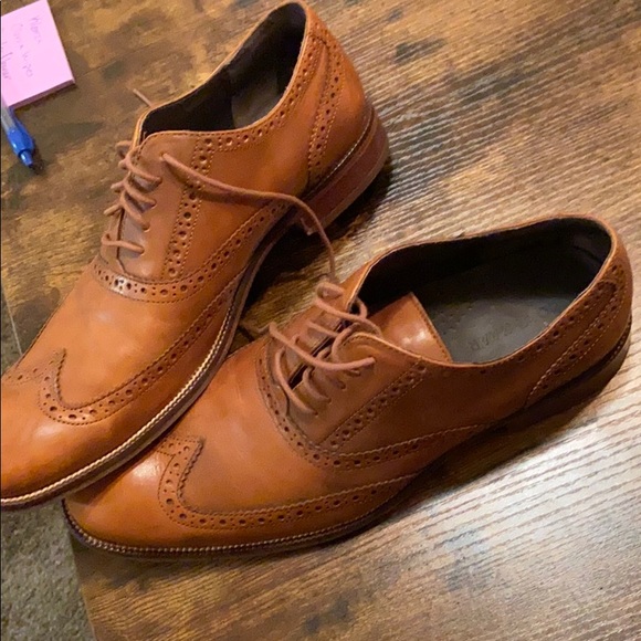 Cole Haan Brown Wingtip Dress shoes - Picture 3 of 7
